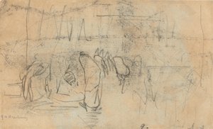 Sokaktaki insanların çizimi Hollandaca: Sokaktaki insanların çizimi by George Hendrik Breitner